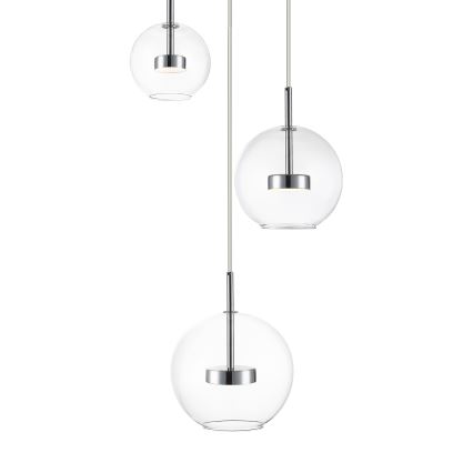 Zuma Line - LED-Hängeleuchte 3xLED/5W/230V glänzendes Chrom