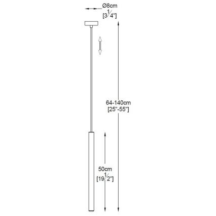 Zuma Line - LED-Kronleuchter an Schnur LED/5W/230V