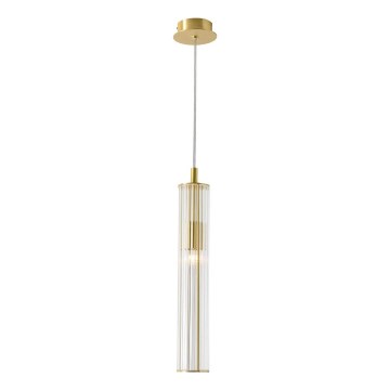 Zuma Line - Pendelleuchte an Kabel 1xE14/7W/230V goldfarben