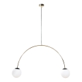 Zuma Line - Pendelleuchte mit Kabel 2xE14/10W/230V goldfarben