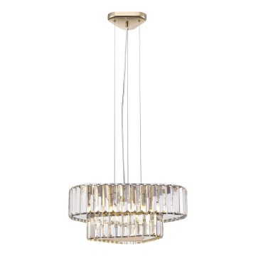 Zuma Line - Pendelleuchte mit Seilaufhängung 4xG9/33W/230V, goldfarben