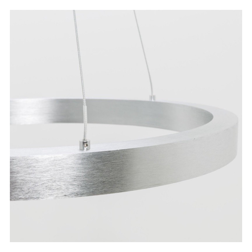 Zuma Line -LED Kronleuchter an Schnur LED/30W/230V d.40cm silber