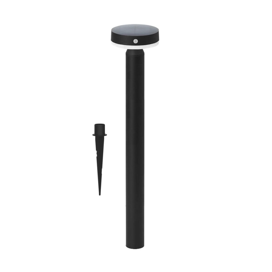 Zuma Line - LED-Solarleuchte mit Bewegungs- und Dämmerungssensor LED/4,5W/2000 mAh IP44 schwarz