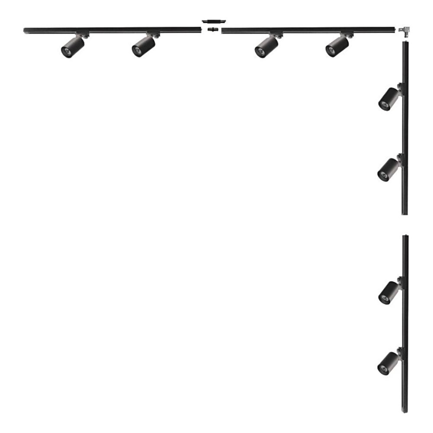 Zuma Line - Schienenspot 8xGU10/35W/230V schwarz
