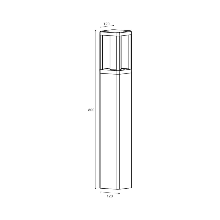 Zuma Line - LED-Außenleuchte LED/12W/230V IP65 schwarz