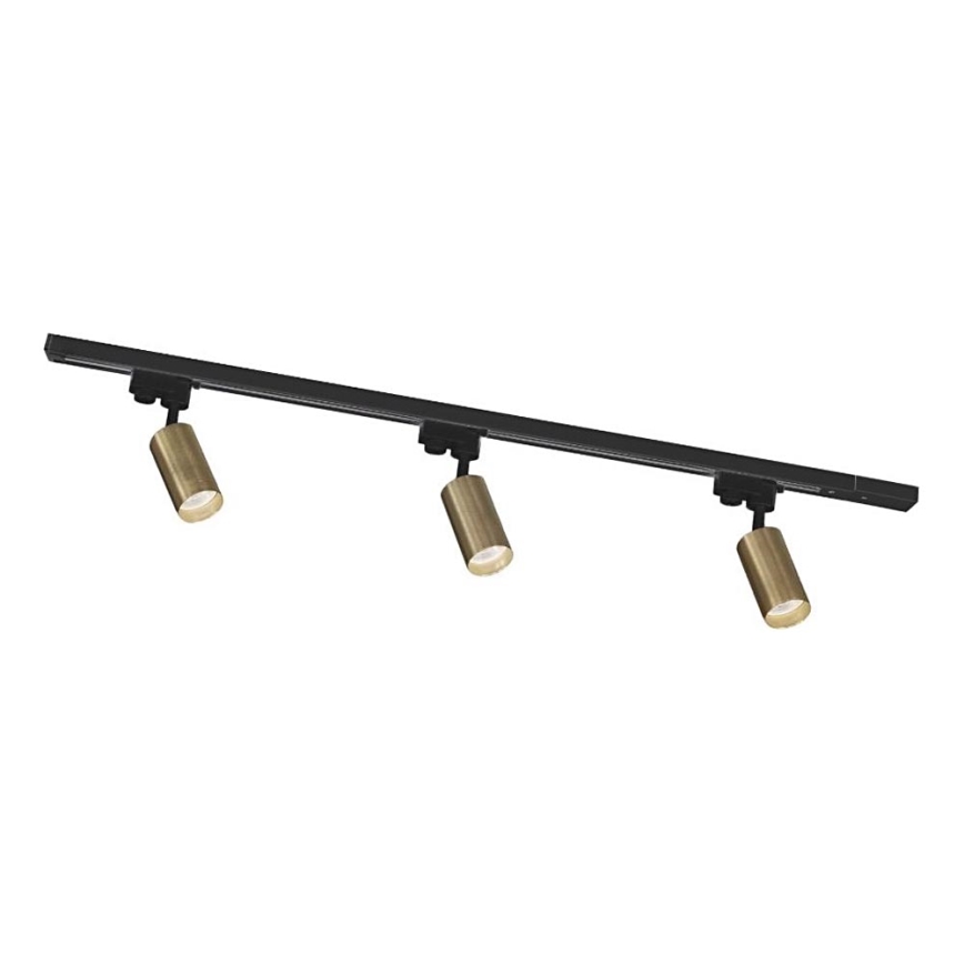 Zuma Line - Spot für Schienensystem 3xGU10/35W/230V schwarz/gold