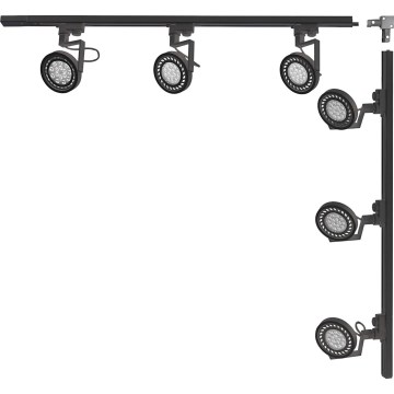 Zuma Line - Spotlampe im Schienensystem 6xGU10/15W/230V schwarz