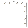 Zuma Line - Spotleuchte im Schienensystem 8xGU10/35W/230V schwarz/gold