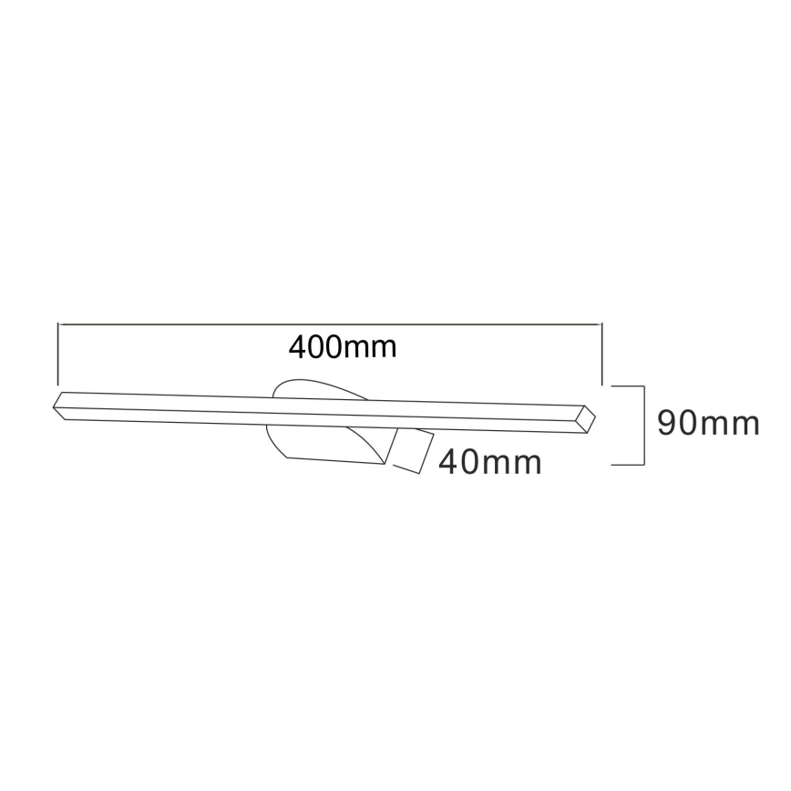 Zuma Line - LED-Bilderleuchte LED/12W/230V 40 cm schwarz