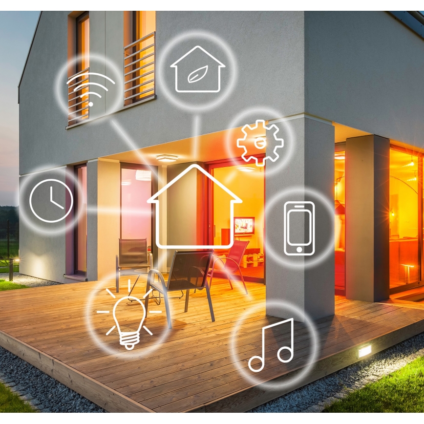 Zweipoliger Touchschalter SMART 2x800W/230V Wi-Fi Tuya