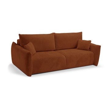 Zweisitzer-Klappsofa FRIDA braun