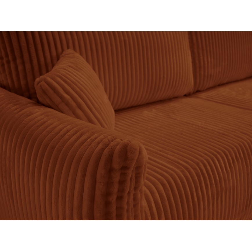 Zweisitzer-Klappsofa FRIDA braun