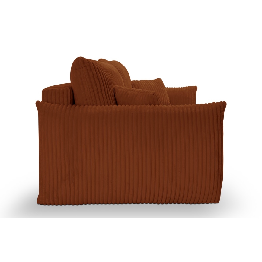 Zweisitzer-Klappsofa FRIDA braun
