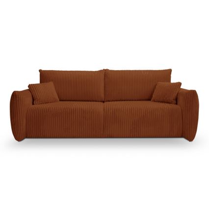 Zweisitzer-Klappsofa FRIDA braun