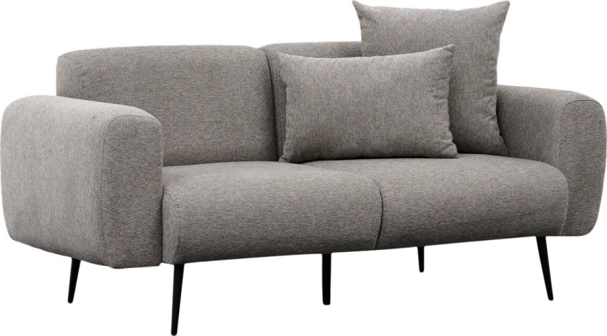 Zweisitzer-Sofa PISA, hellgrau