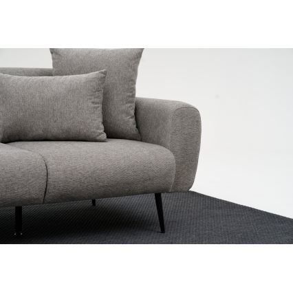 Zweisitzer-Sofa PISA, hellgrau