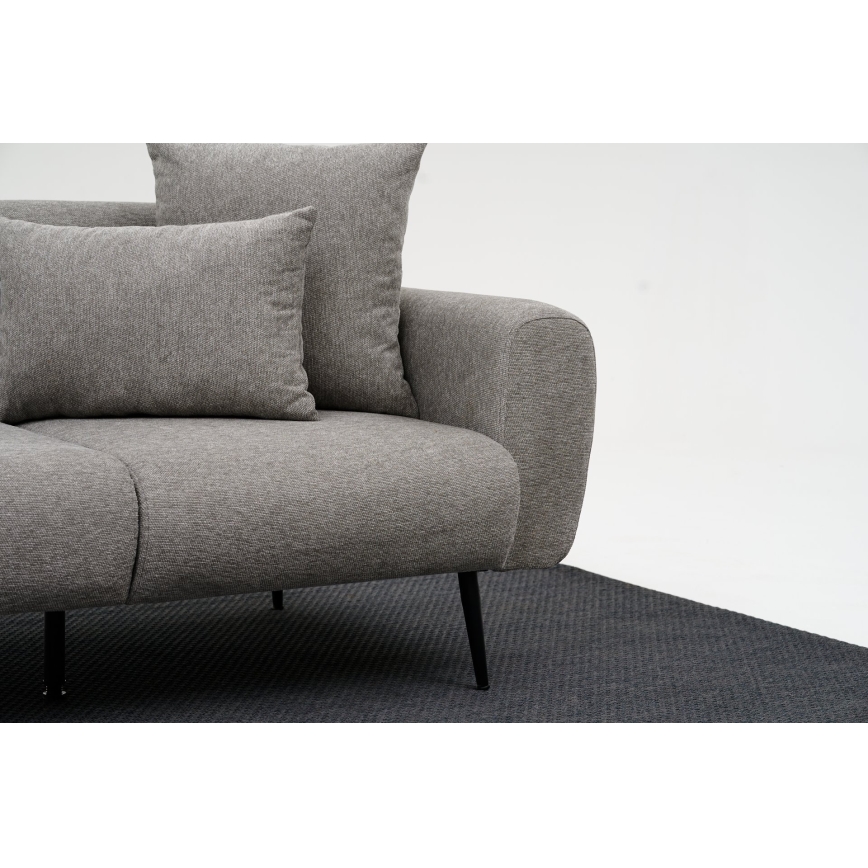 Zweisitzer-Sofa PISA, hellgrau