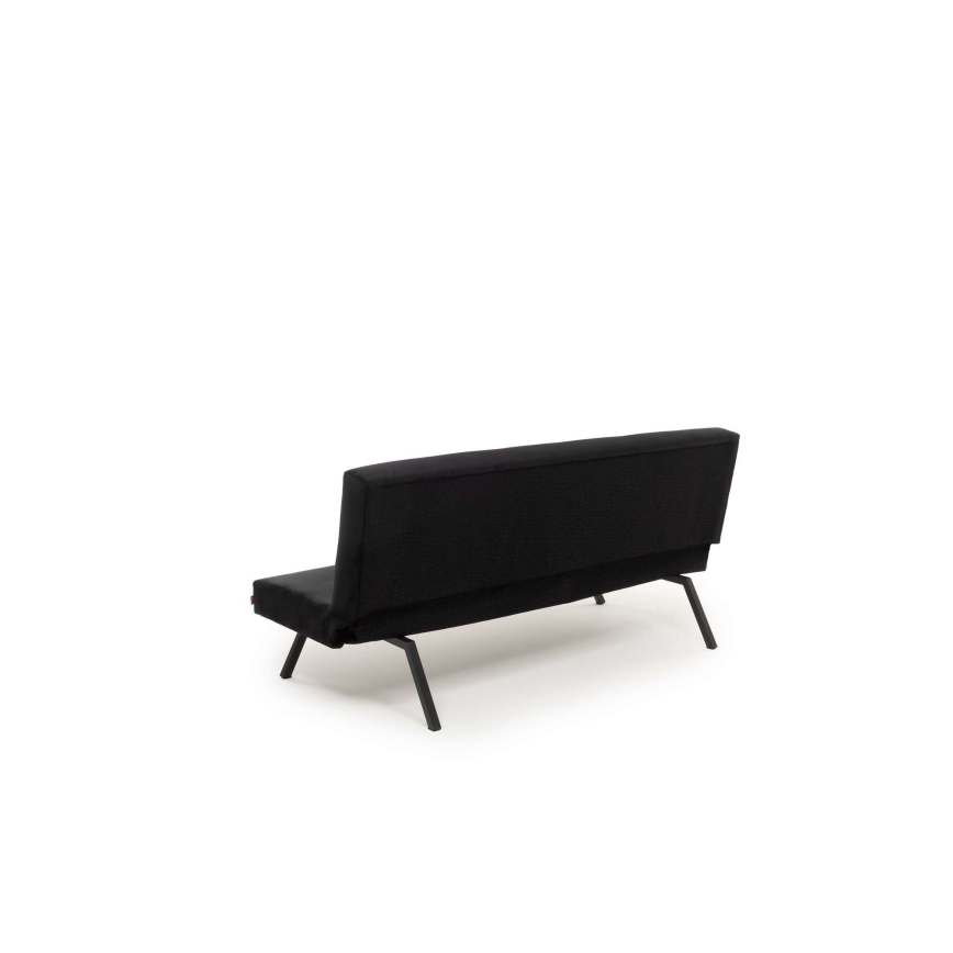 Zweisitziges Schlafsofa BAKU, schwarz