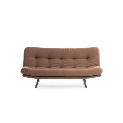 Zweisitziges Schlafsofa BINA, hellbraun