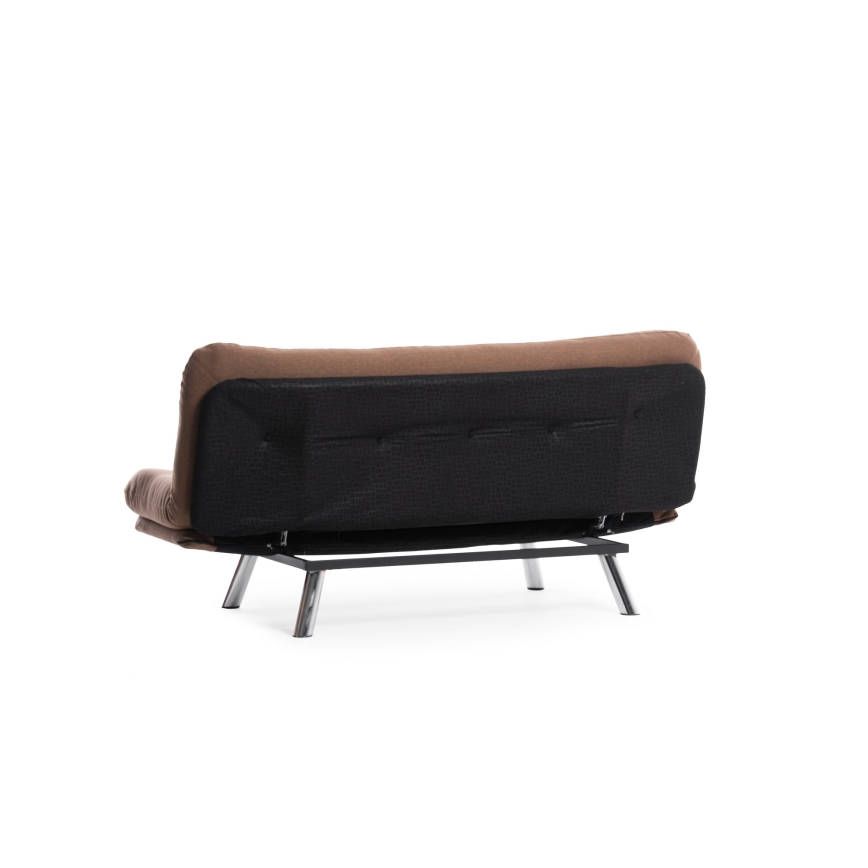 Zweisitziges Schlafsofa BINA, hellbraun