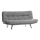 Zweisitziges Schlafsofa BINA, hellgrau