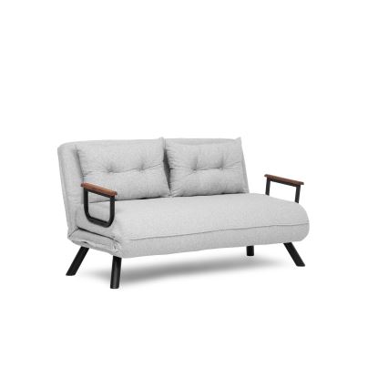 Zweisitziges Schlafsofa QIRA, grau