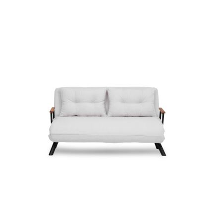 Zweisitziges Schlafsofa QIRA, Weiß