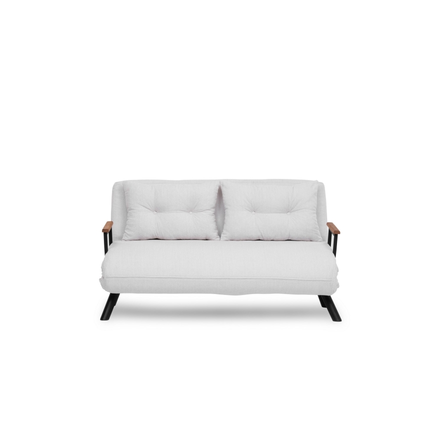 Zweisitziges Schlafsofa QIRA, Weiß