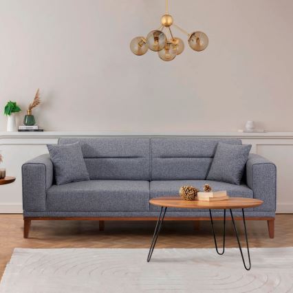 Zweisitziges Sofa DOTY, dunkelgrau