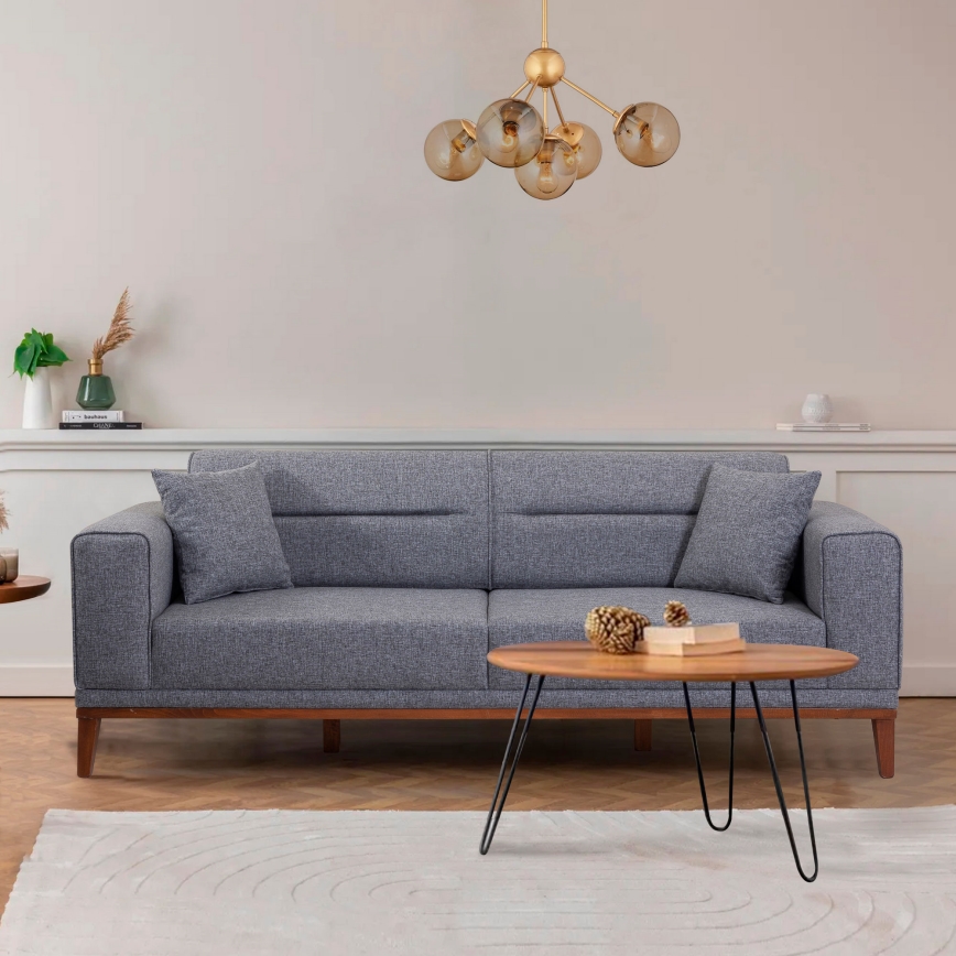 Zweisitziges Sofa DOTY, dunkelgrau
