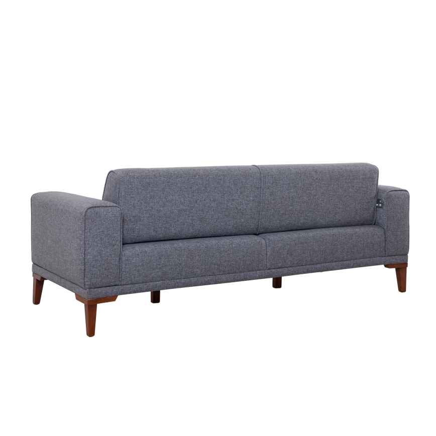 Zweisitziges Sofa DOTY, dunkelgrau