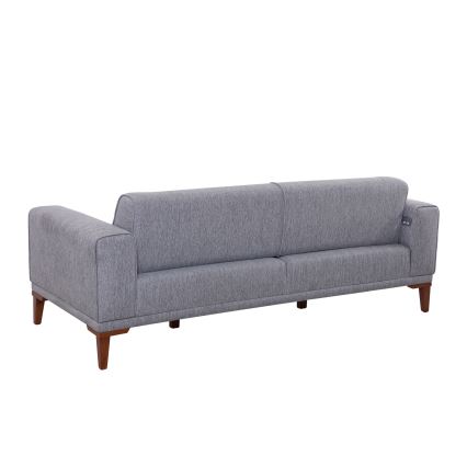 Zweisitziges Sofa DOTY, grau