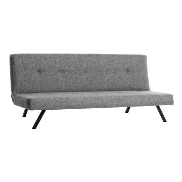 Zweisitziges Sofa LOKO in Hellgrau