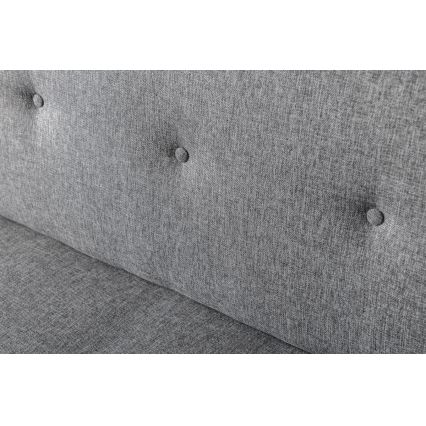 Zweisitziges Sofa LOKO in Hellgrau