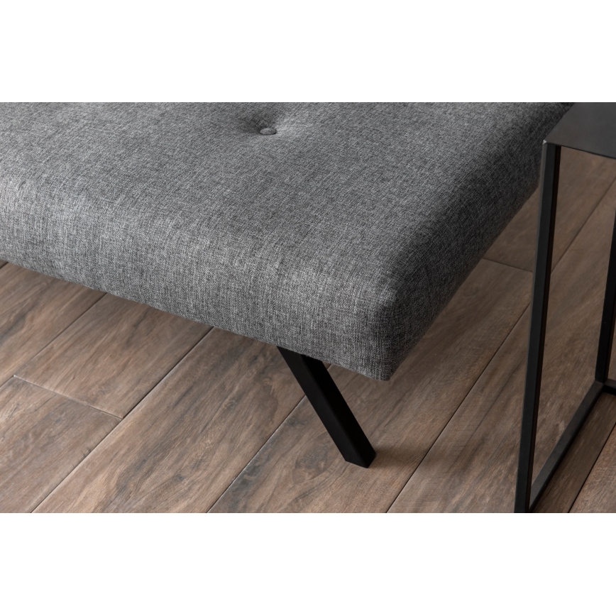 Zweisitziges Sofa LOKO in Hellgrau