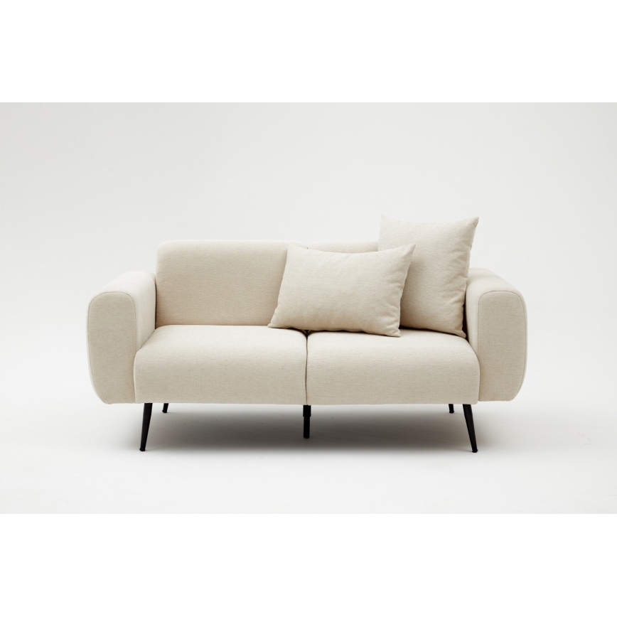 Zweisitziges Sofa PISA, cremefarben